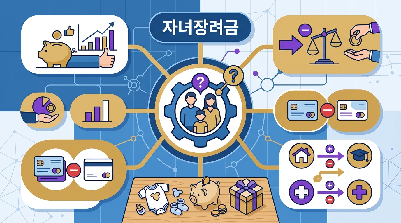 자녀장려금과 아동수당 및 부모급여를 함께 받을 수 있는 중복 수급 가능 여부와 혜택 조건을 알기 쉽게 정리한 가이드입니다