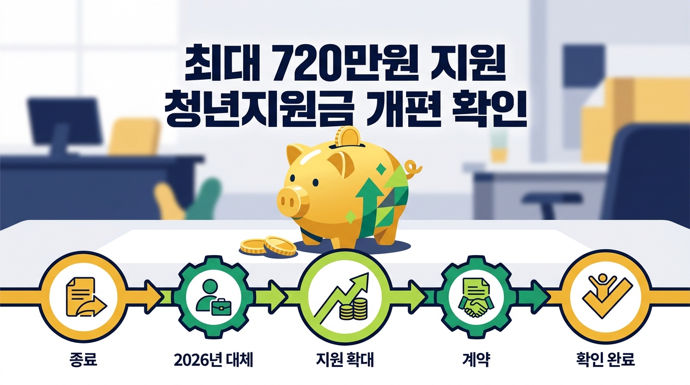 일자리 채움 청년지원금 종료 후 2026년 대체 지원금 확인하기