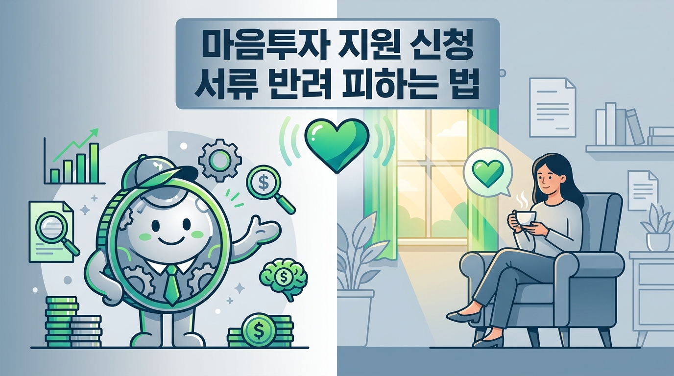 전국민 마음투자 지원사업 신청 자격 상세 가이드: 서류 반려 피하는 방법 총정리