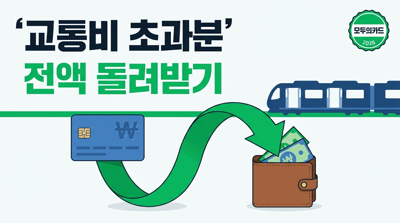 모두의카드 교통비 환급, 기준금액 넘으면 얼마나 돌려받을까