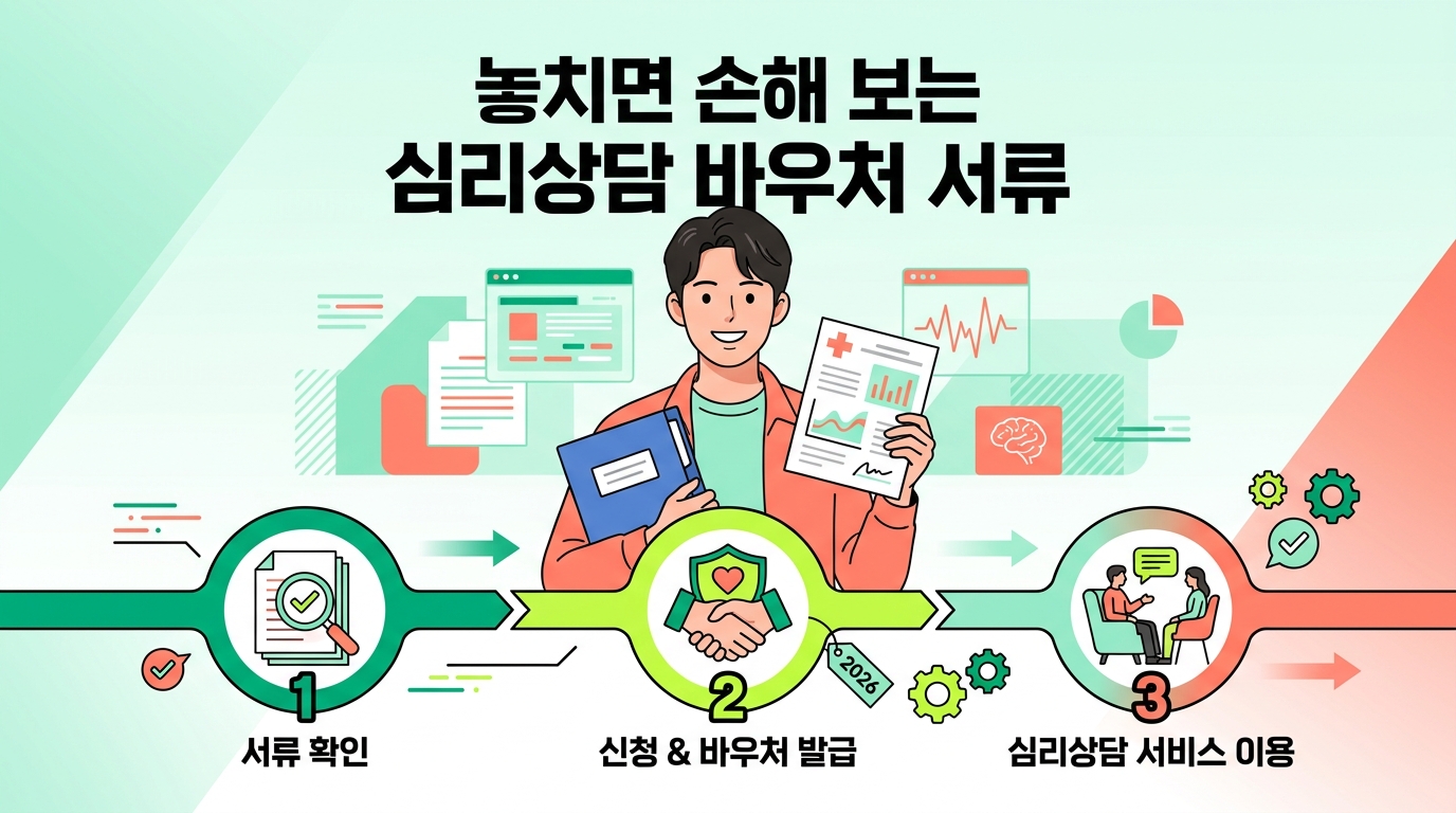 청년 마음건강 지원사업, 왜 신청 전에 법정 증빙서류 확인을 놓치면 안 될까?